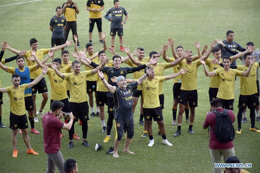 (SP)MEXICO-SINALOA-MARADONA-TRAINING SESSION