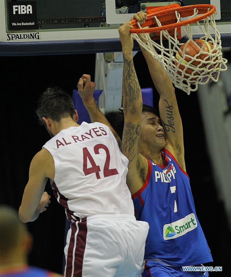 (SP)PHILIPPINES-QUEZON CITY-BASKETBALL-FIBA WORLD CUP QUALIFIERS-GROUP F