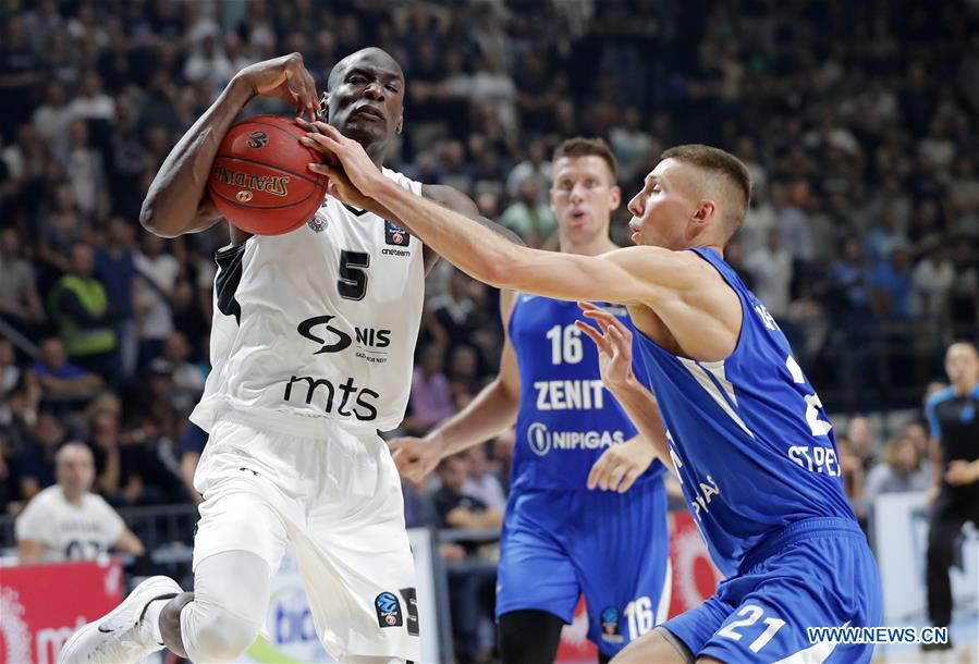 (SP)SERBIA-BELGRADE-BASKETBALL-EUROCUP-PARTIZAN VS ZENIT