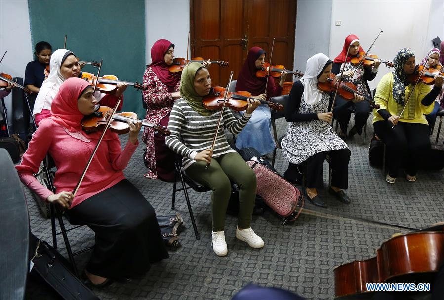 EGYPT-CAIRO-OPERA HOUSE-BLIND FEMALE ORCHESTRA