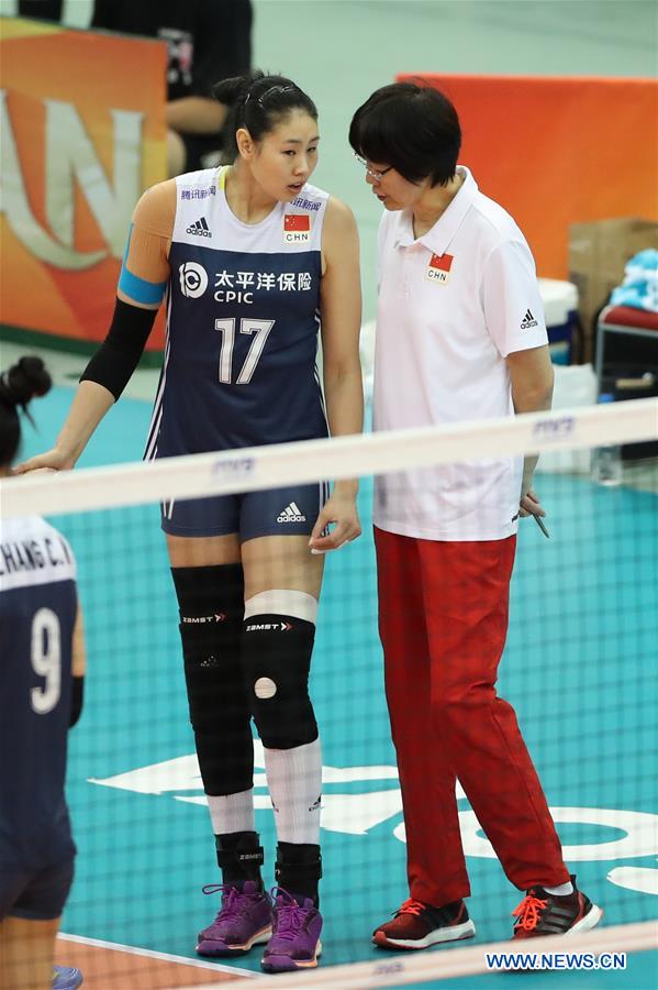 (SP)JAPAN-NAGOYA-VOLLEYBALL-WOMEN'S WORLD CHAMPIONSHIP-CHINA VS THE NETHERLANDS