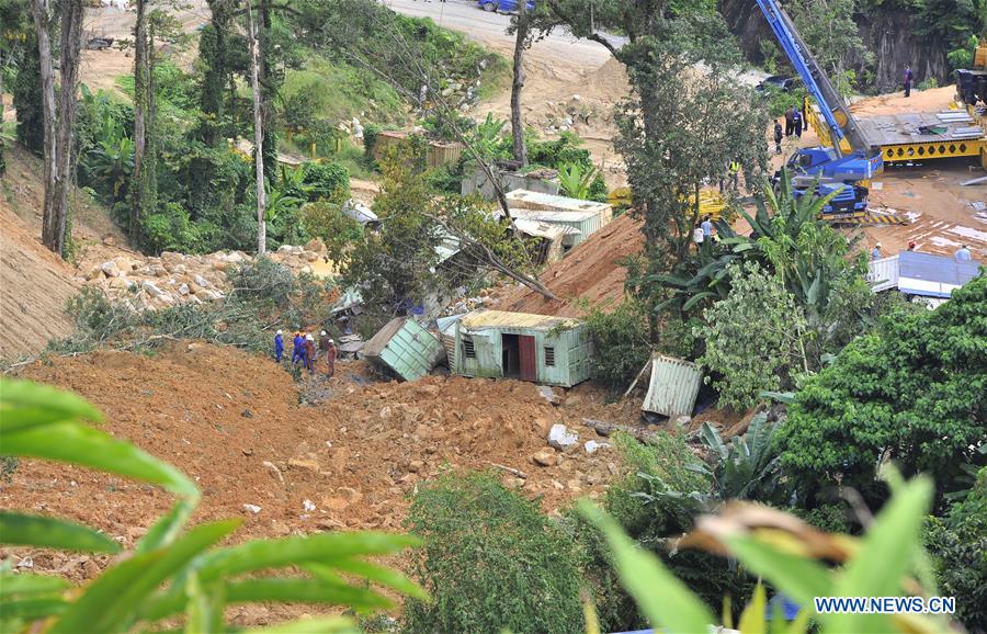 MALAYSIA-PENANG-LANDSLIDE