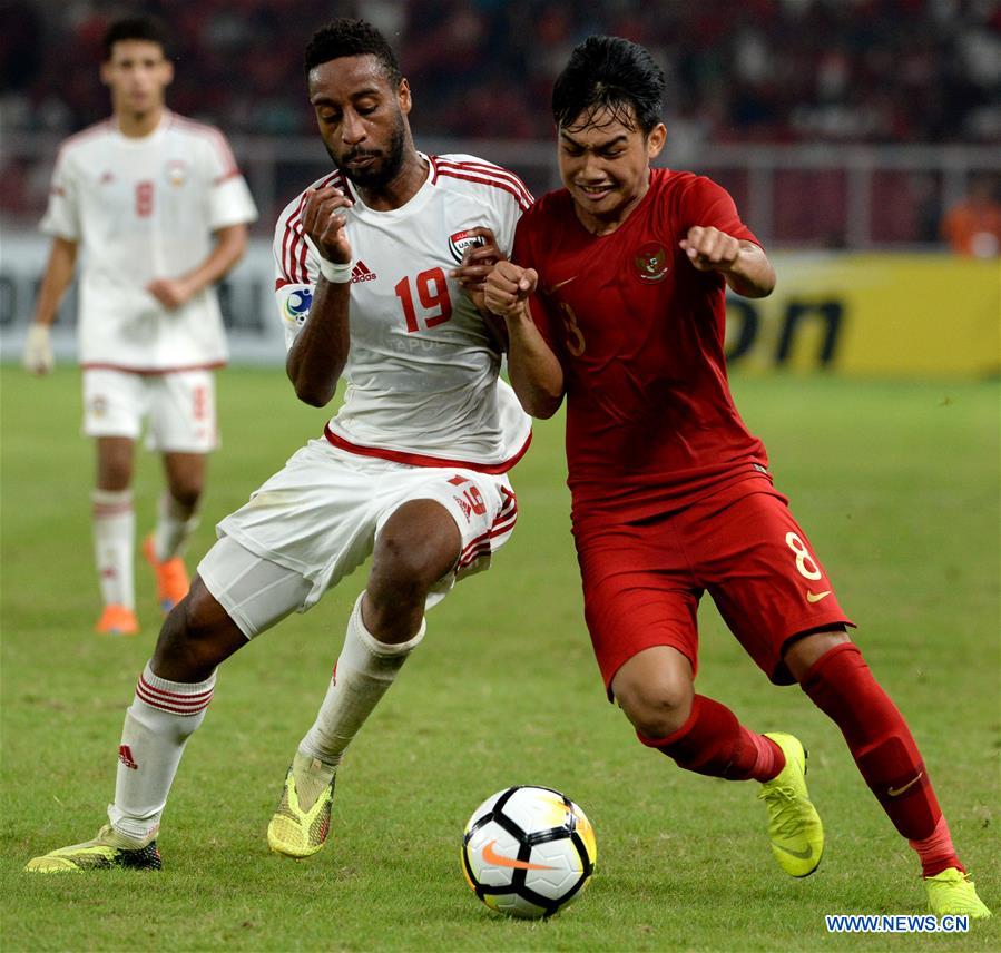 (SP)INDONESIA-JAKARTA-SOCCER-AFC U19 CHAMPIONSHIP-INDONESIA VS UAE