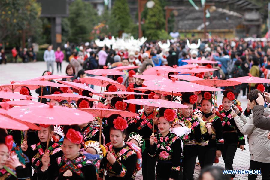 #CHINA-GUIZHOU-MIAO ETHNIC GROUP-NEW YEAR-CELEBRATION (CN) 