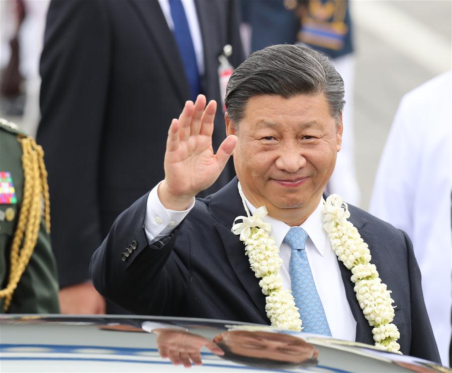 PHILIPPINES-MANILA-CHINA-XI JINPING-ARRIVAL 