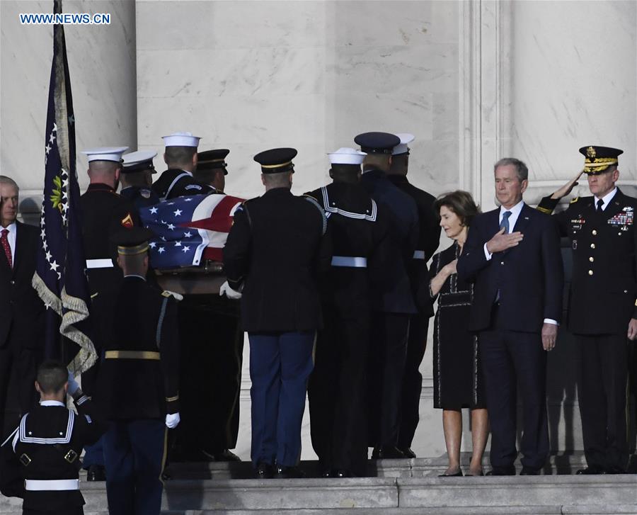 U.S.-WASHINGTON D.C.-GEORGE H.W. BUSH-LYING IN STATE