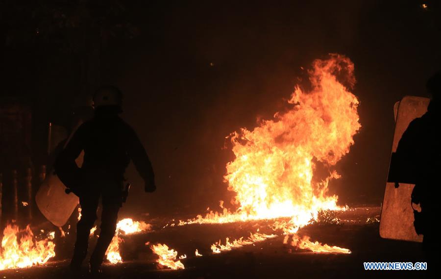 GREECE-ATHENS-PROTEST-VIOLENCE-GRIGOROPOULOS