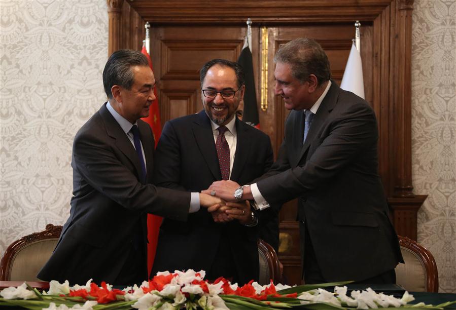 AFGHANISTAN-KABUL-PEACE PROGRESS-CHINA-WANG YI