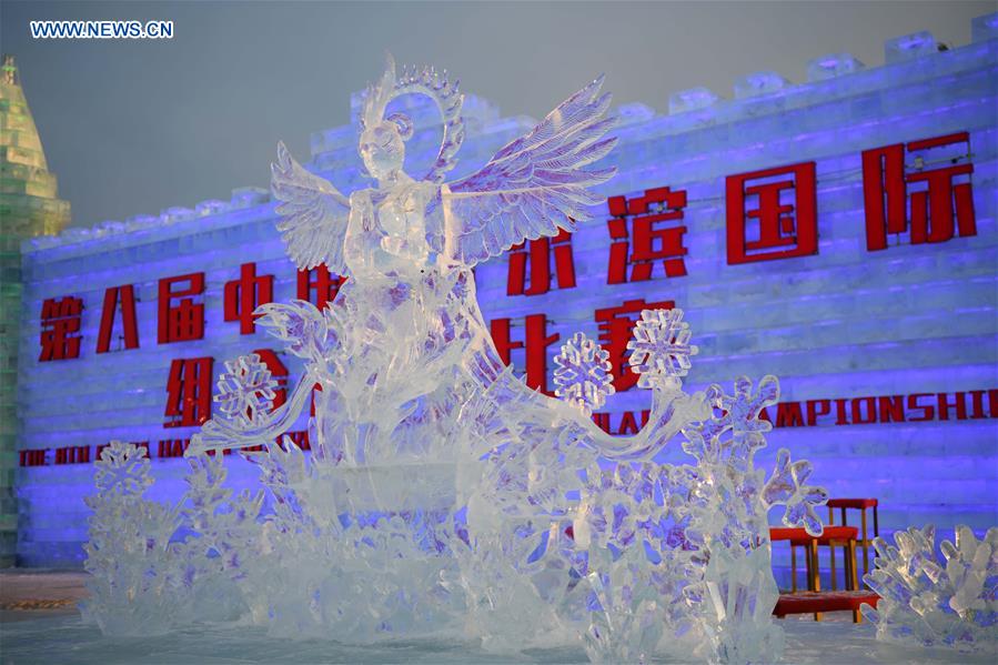 CHINA-HEILONGJIANG-ICE SCULPTURE (CN)