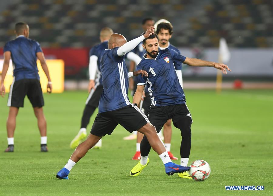 (SP)UAE-ABU DHABI-SOCCER-ASIAN CUP-UAE-NATIONAL TEAM-TRANING