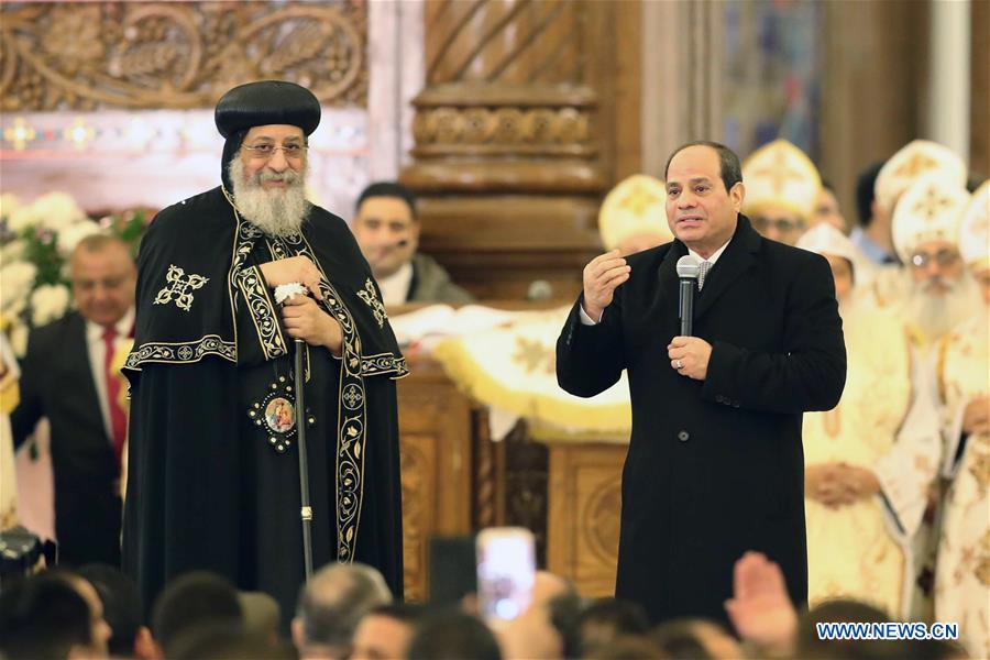 EGYPT-CAIRO-COPT-CHRISTMAS EVE-MASS