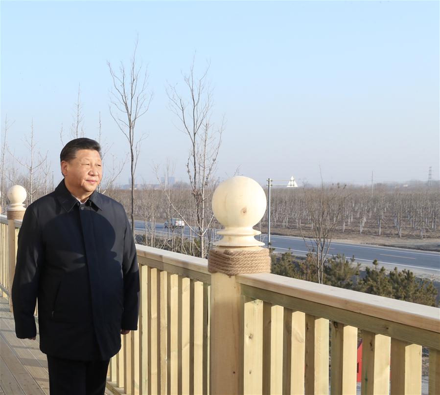 CHINA-HEBEI-XIONGAN-XI JINPING-INSPECTION (CN)