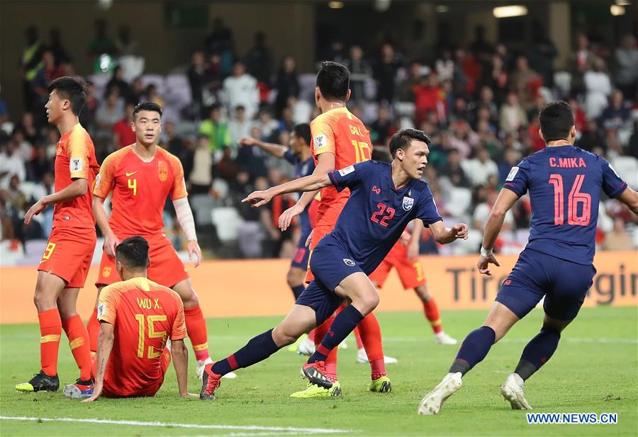 (SP)UAE-AL AIN-SOCCER-AFC ASIAN CUP 2019-CHN VS THA