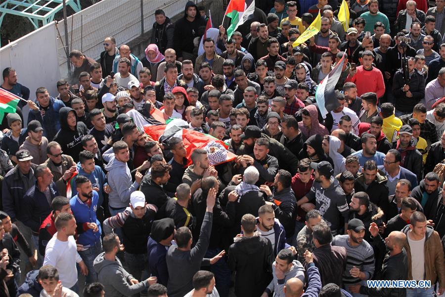 MIDEAST-WEST BANK-JENIN-FUNERAL