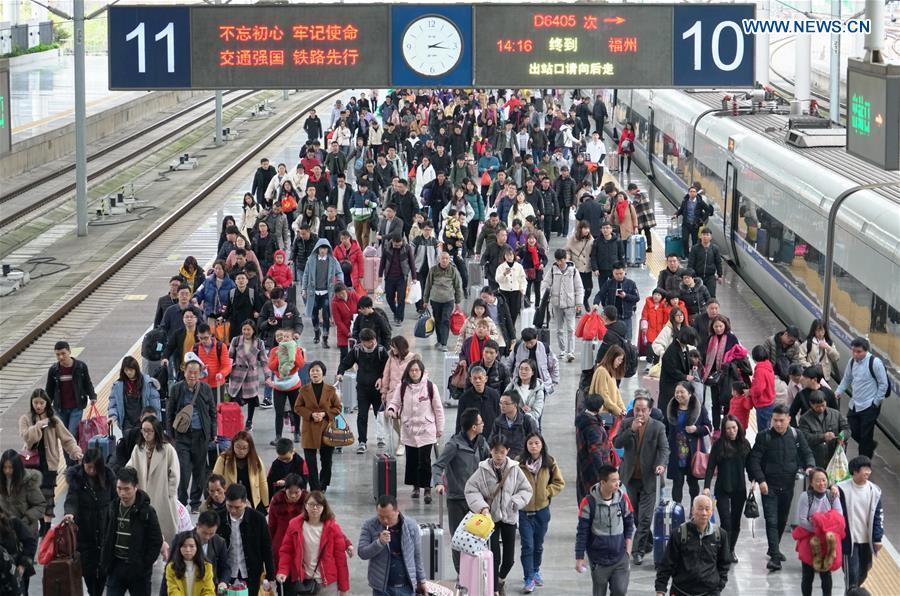 CHINA-SPRING FESTIVAL-HOLIDAY END-TRAVEL RUSH (CN)