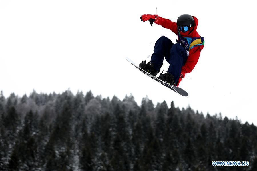 (SP)BOSNIA AND HERZEGOVINA-SARAJEVO-EUROPEAN YOUTH OLYMPIC FESTIVAL-SNOWBOARD BIG AIR FINALS COMPETITION