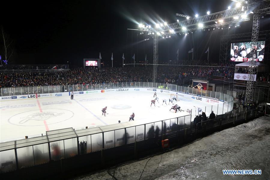 (SP)LATVIA-RIGA-ICE HOCKEY-KHL-DINAMO RIGA VS DINAMO MINSK