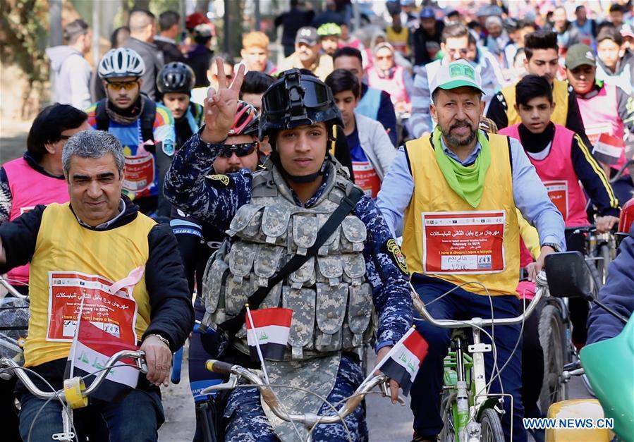 IRAQ-BAGHDAD-CYCLING EVENT-SECURITY IMPROVEMENT