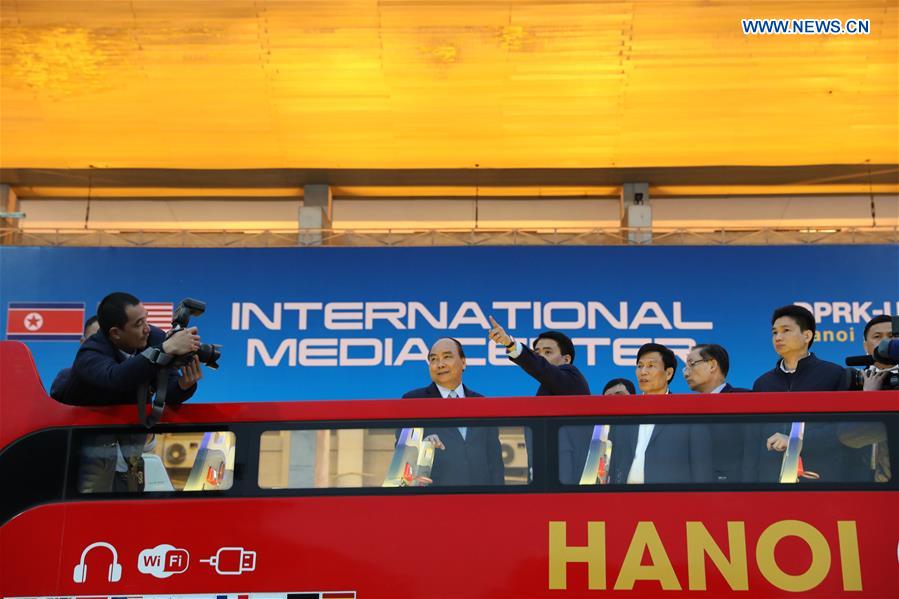 VIETNAM-HANOI-DPRK-U.S.-SUMMIT-INTERNATIONAL MEDIA CENTER