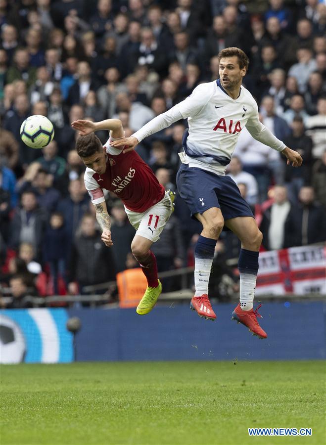 (SP)BRITAIN-LONDON-FOOTBALL-PREMIER LEAGUE-TOT HOTSPUR VS ARSENAL