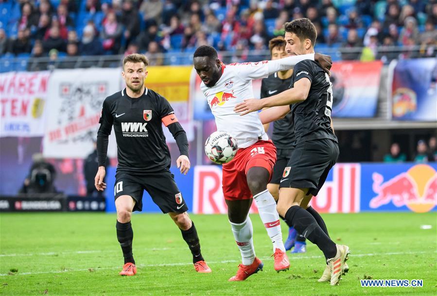 (SP)GERMANY-LEIPZIG-SOCCER-BUNDESLIGA-LEIPZIG VS AUGSBURG