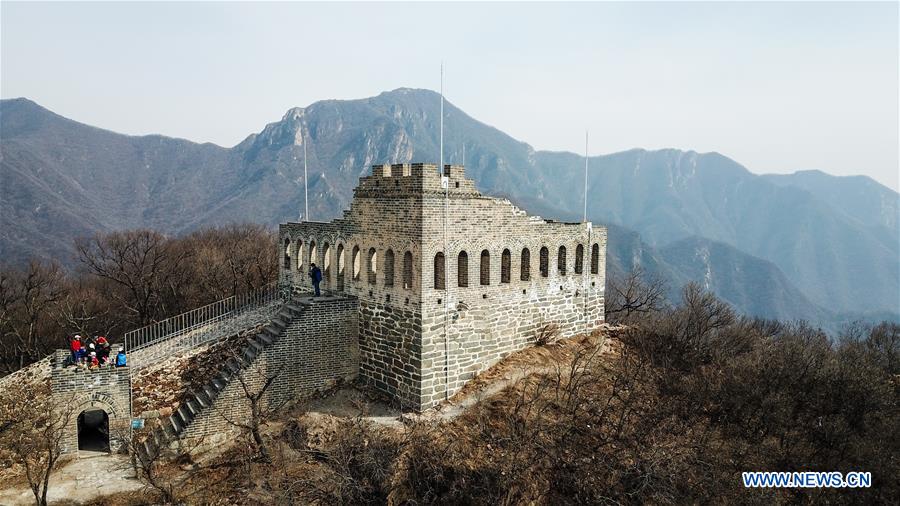 CHINA-BEIJING-GREAT WALL-JIUYANLOU-AERIAL VIEW (CN)