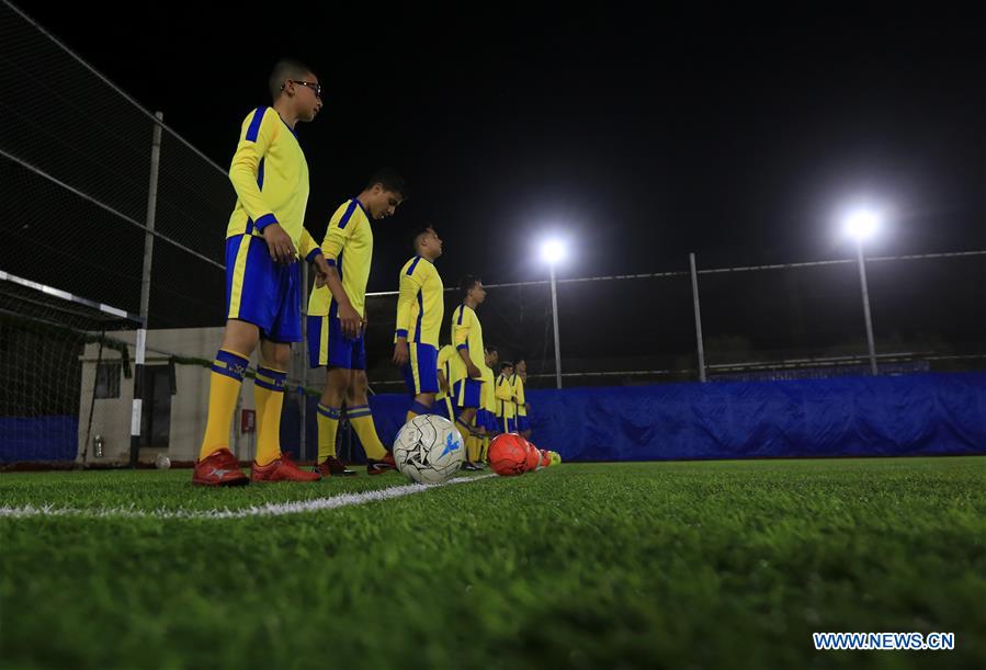 (SP)MIDEAST-GAZA-CANCER-FOOTBALL-HOPE TEAM