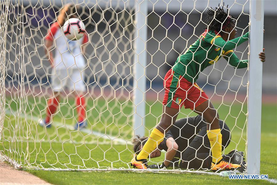 (SP)CHINA-WUHAN-FOOTBALL-INTERNATIONAL WOMEN'S FOOTBALL TOURNAMENT WUHAN 2019-CAMEROON VS CROATIA (CN)