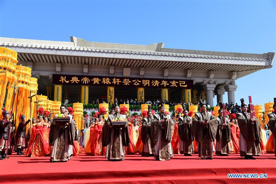 CHINA-SHAANXI-HUANGDI-CEREMONY (CN)