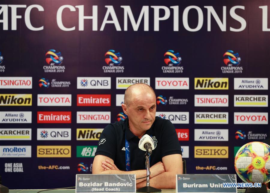 (SP)THAILAND-BURIRAM-SOCCER-AFC CHAMPIONS LEAGUE-PRESS CONFERENCE