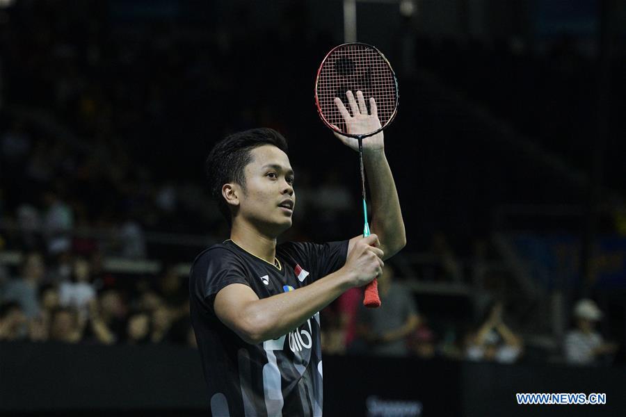 (SP)SINGAPORE-BADMINTON-SINGAPORE OPEN-SEMIFINAL