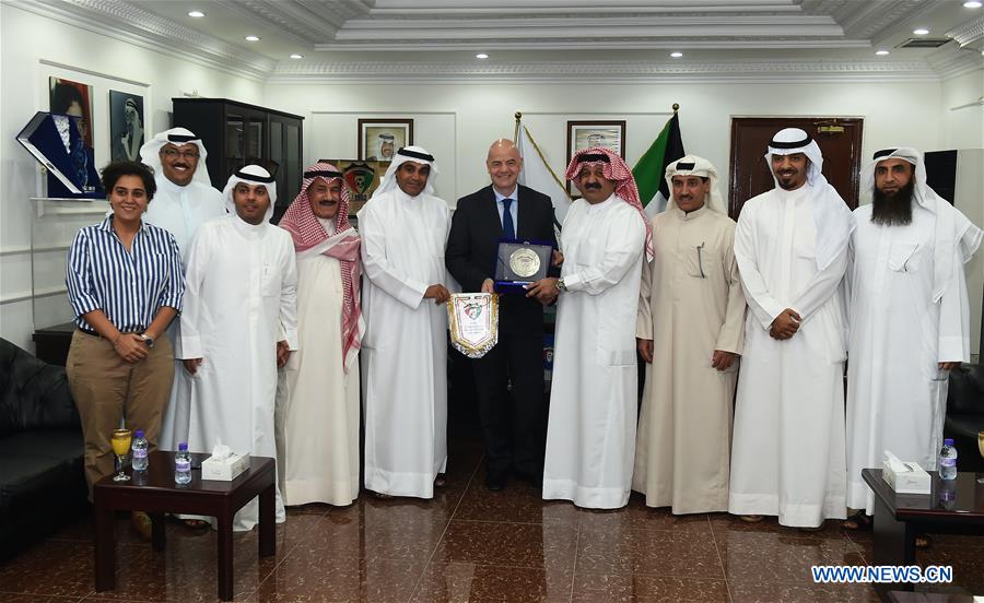 (SP)KUWAIT-KUWAIT CITY-FIFA PRESIDENT-VISIT