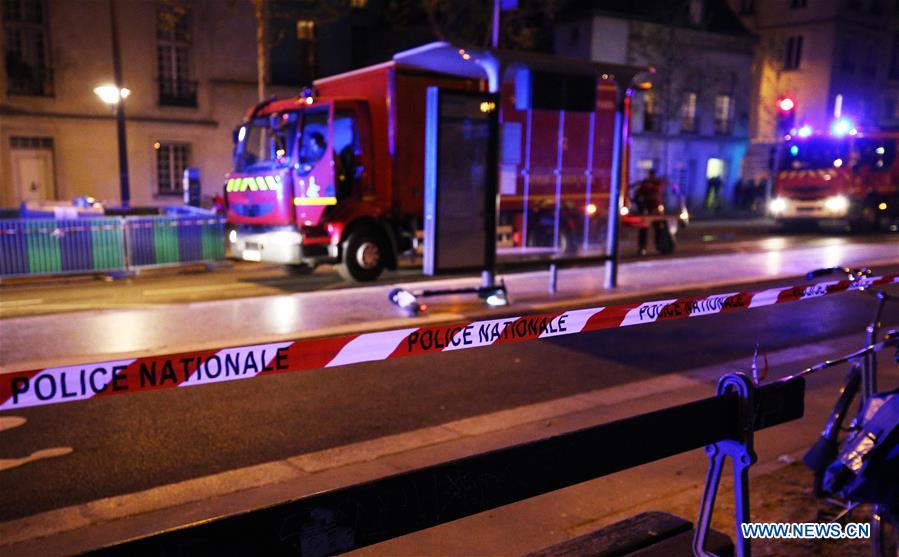 FRANCE-PARIS-NOTRE DAME CATHEDRAL-FIRE