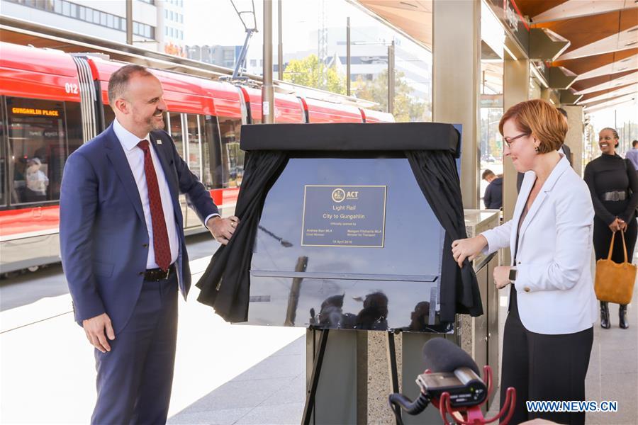 AUSTRALIA-CANBERRA-LIGHT RAIL-TRIAL