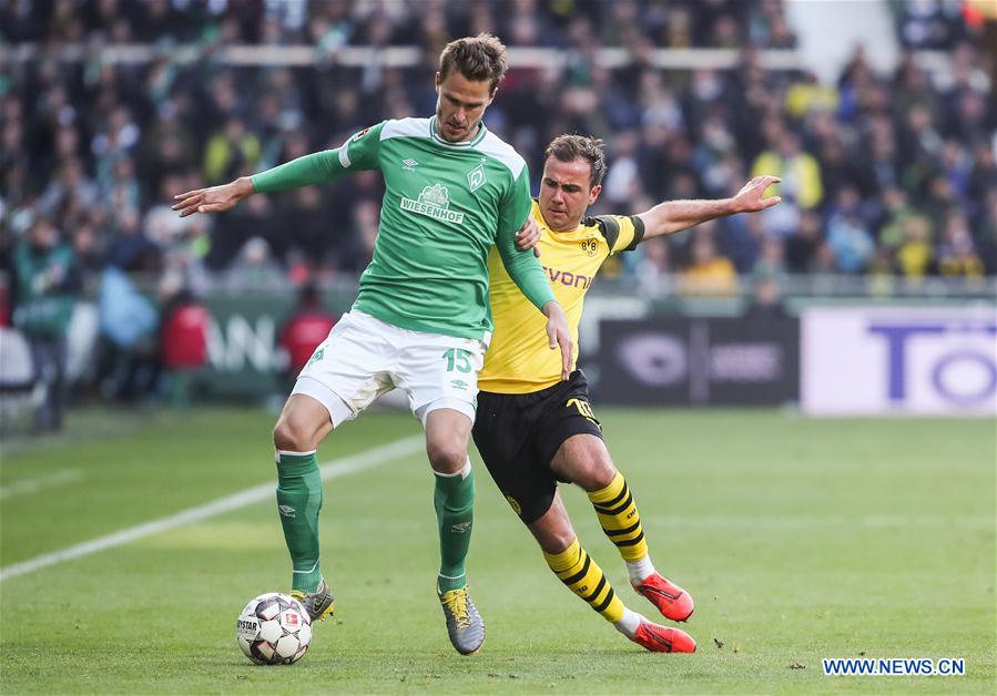 (SP)GERMANY-BREMEN-SOCCER-BUNDESLIGA-BREMEN VS DORTMUND