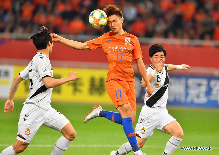 (SP)CHINA-SHANDONG-JINAN-SOCCER-AFC CHAMPIONS LEAGUE-GROUP E