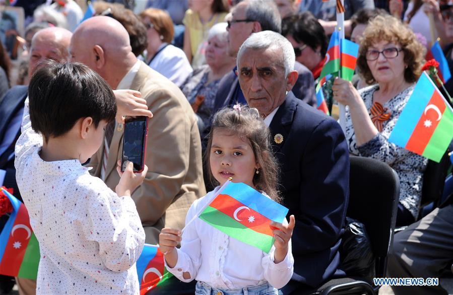 AZERBAIJAN-BAKU-VICTORY DAY-CEREMONY