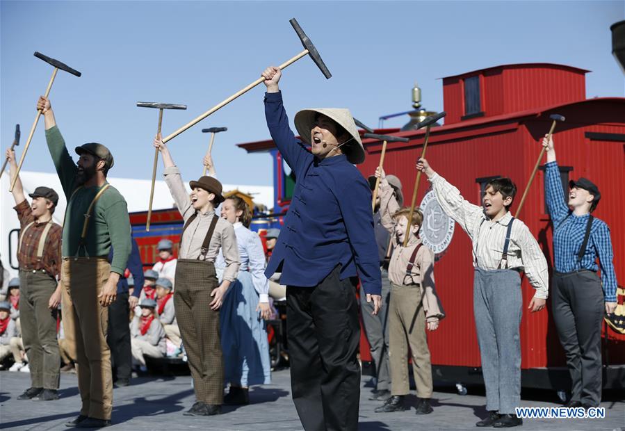 U.S.-SALT LAKE CITY-TRANSCONTINENTAL RAILROAD-ANNIVERSARY