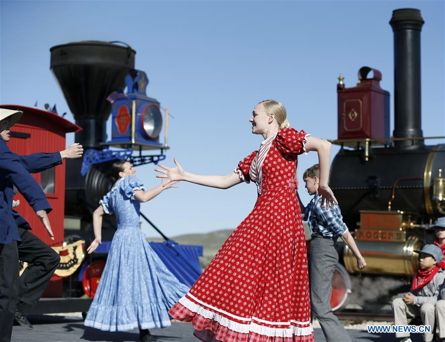 U.S.-SALT LAKE CITY-TRANSCONTINENTAL RAILROAD-ANNIVERSARY