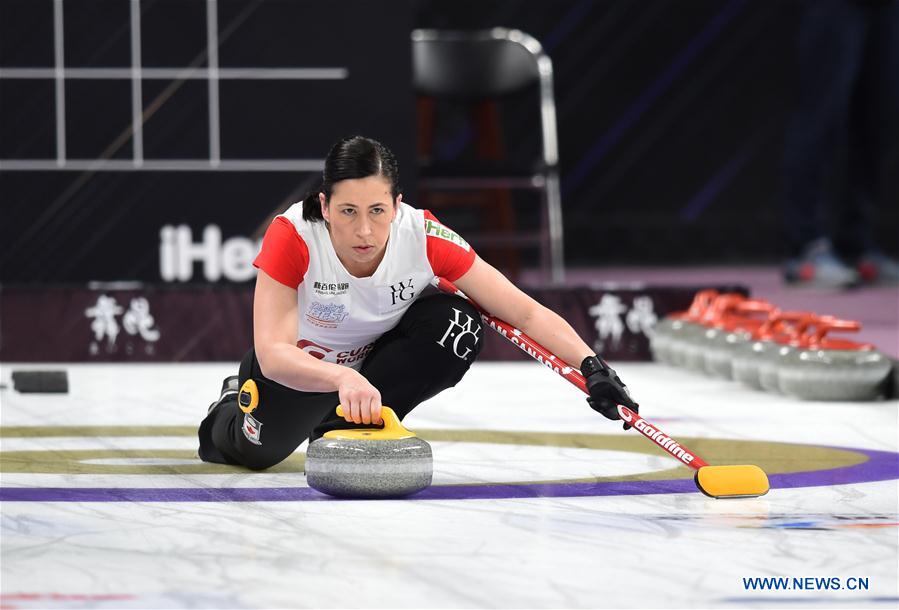 (SP)CHINA-BEIJING-CURLING-WCF WORLD CUP GRAND FINAL-DAY 4(CN)