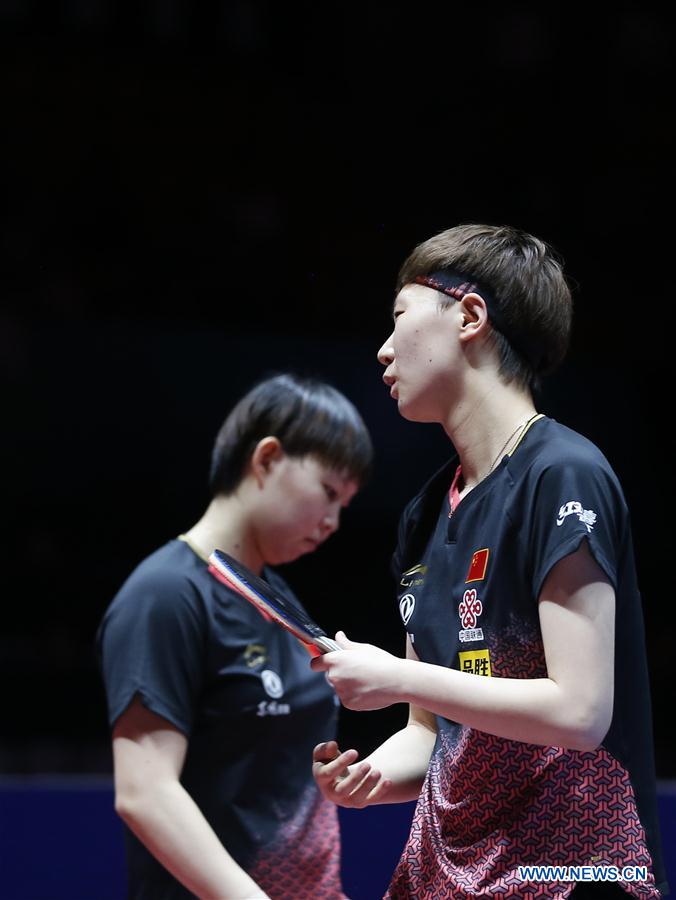 (SP)CHINA-SHENZHEN-TABLE TENNIS-CHINA OPEN-WOMEN'S DOUBLES (CN)