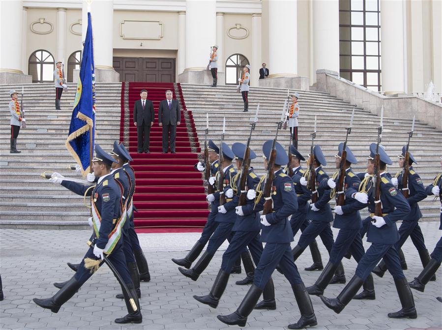 TAJIKISTAN-DUSHANBE-CHINA-PRESIDENTS-TALKS