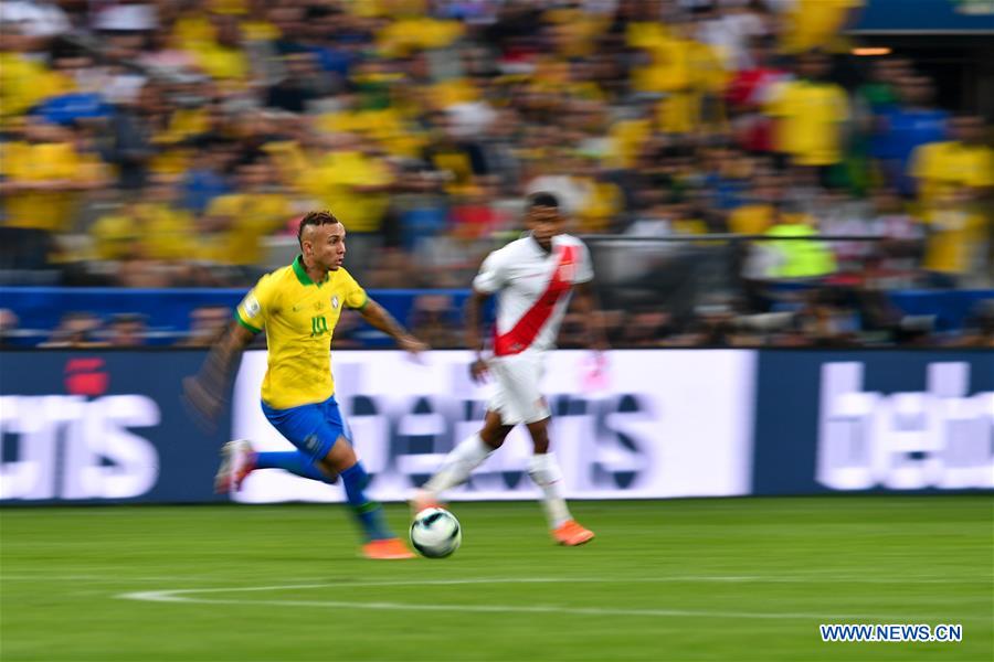 (SP)BRAZIL-SAO PAULO-SOCCER-COPA AMERICA 2019-BRAZIL VS PERU