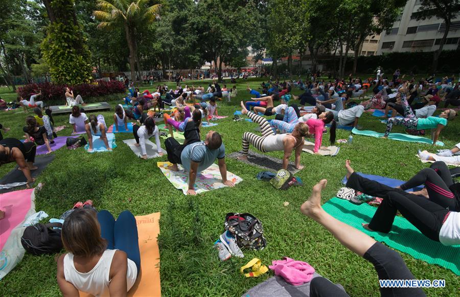 VENEZUELA-CHACAO-INTERNATIONAL YOGA DAY