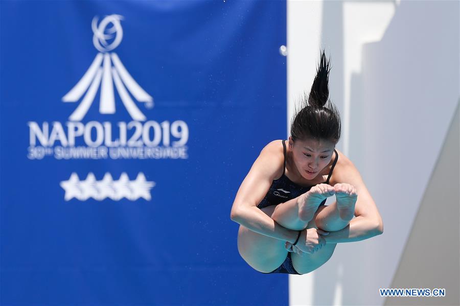 (SP)ITALY-NAPLES-SUMMER UNIVERSIADE-DIVIING-WOMEN'S 1M SPRINGBOARD