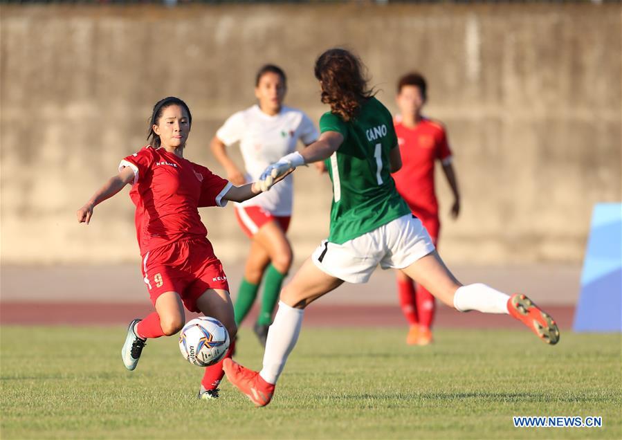 (SP)ITALY-NAPLES-SUMMER UNIVERSIADE-WOMEN'S FOOTBALL-CHN VS MEX