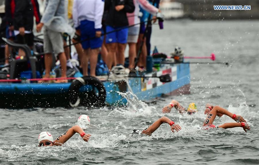 (SP)SOUTH KOREA-YEOSU-FINA WORLD CHAMPIONSHIPS-OPEN WATER SWIMMING-WOMEN'S 25KM 