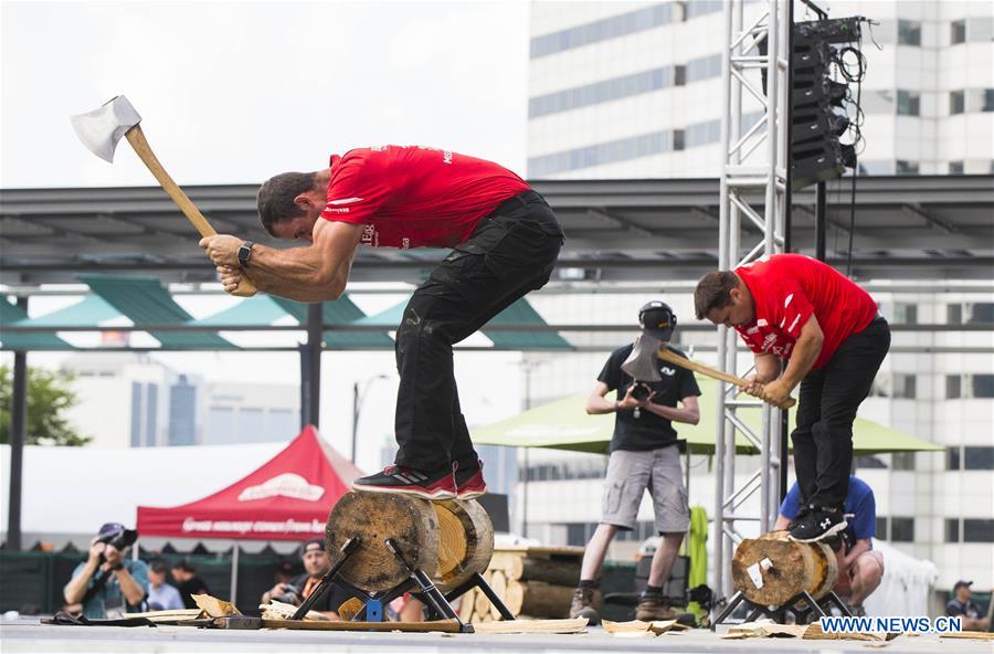 CANADA-ONTARIO-MISSISSAUGA-TIMBER SPORTS COMPETITION