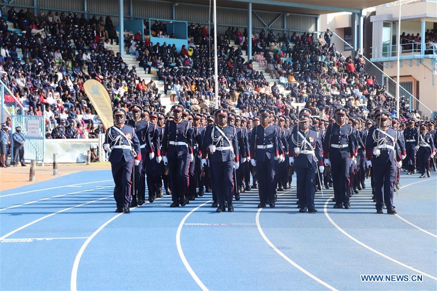 BOTSWANA-GABORONE-POLICE-ANNIVERSARY-CELEBRATION