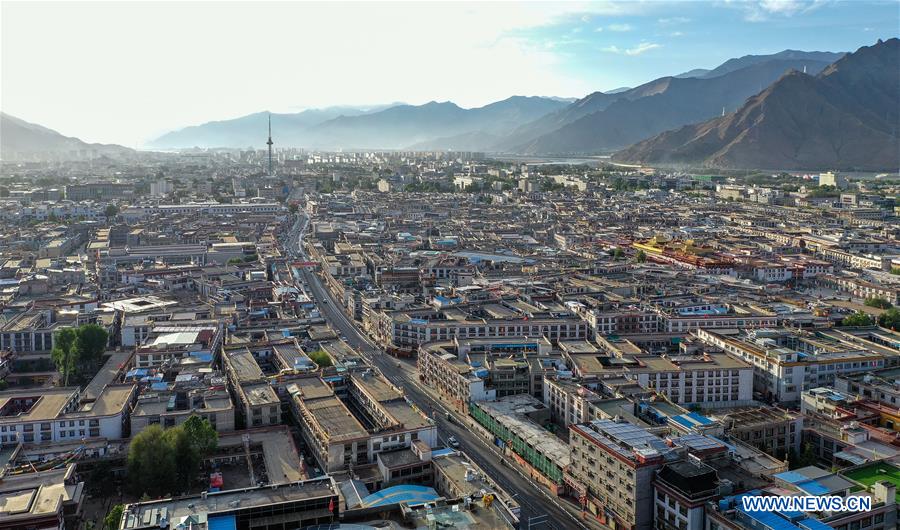 (InTibet)CHINA-TIBET-LHASA-AERIAL VIEW (CN)